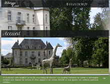 Tablet Screenshot of chateau-de-lime.com
